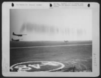 Douglas C-47, Towing Two Cg-4 Gliders, Takes Off On A Practice Mission From A 9Th Troop Carrier Command Base Somewhere In France.  12 March 1945. - Page 1