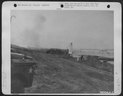 General > A General View Of Normandy Beach During Landing Operations Of The 834Th Engineer Aviation Battalion.