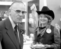 U.S. Secretary of Agriculture Earl Butz at the opening of the 1974 American Food Festival.jpg