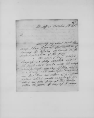 Thumbnail for Ltrs from Maj Gen Benjamin Lincoln > Vol 2: Oct 1782-Nov 1783 (Vol 2)