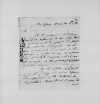 Thumbnail for Ltrs from Maj Gen Benjamin Lincoln > Vol 2: Oct 1782-Nov 1783 (Vol 2)