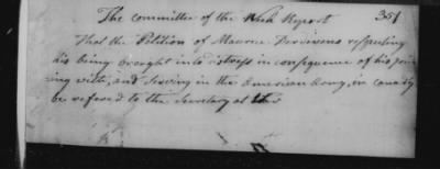 Committee of the States, 1784 > ␀