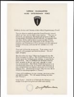 1944 - D-Day Statement - Page 1
