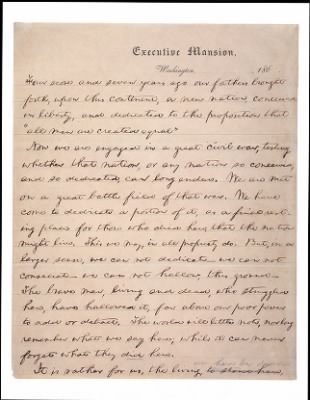 ␀ > 1863 - Gettysburg Address