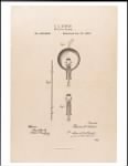 1880 - Patent for the Light Bulb - Page 1