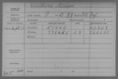 Company D > Wilkins, Nelson