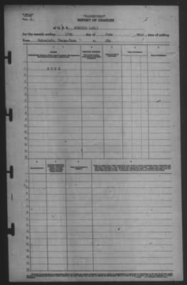 Report of Changes > 13-Jun-1942