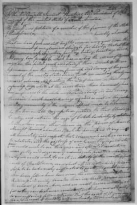 Thumbnail for Petitions Address to Congress, 1775-89 > O - R (Vol 6)