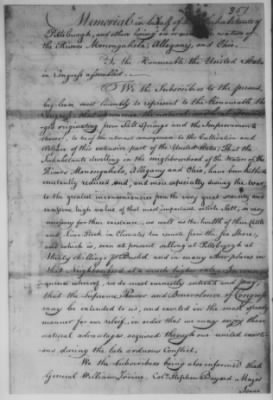 Petitions Address to Congress, 1775-89 > O - R (Vol 6)