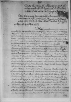 Thumbnail for Petitions Address to Congress, 1775-89 > O - R (Vol 6)