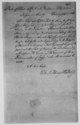 Thumbnail for Petitions Address to Congress, 1775-89 > O - R (Vol 6)