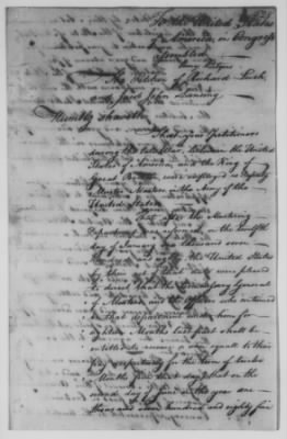 Thumbnail for Petitions Address to Congress, 1775-89 > O - R (Vol 6)