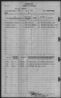 Report of Changes > 31-Jul-1940