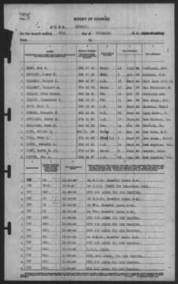 Report of Changes > 30-Nov-1940