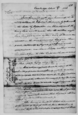 Ltrs from Gen George Washington > Vol 1: Jun 16, 1775-May 20, 1776 (Vol 1)