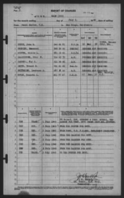 Report of Changes > 3-Jul-1940