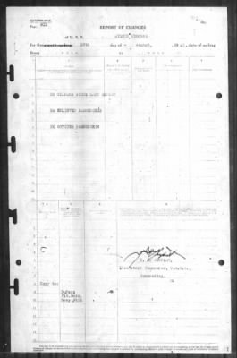 Report Of Changes > 18-Aug-1945