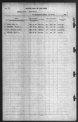 Muster Rolls > 31-Mar-1940