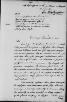 Ltrs from George Washington > Vol 1: Transcripts 1775-6 (Vol 1)