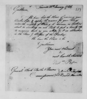 Records Relating to Indian Affairs, 1765-89 > Page 259