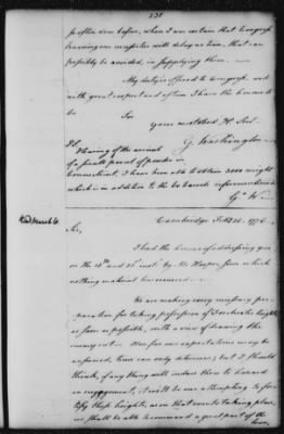 Thumbnail for Ltrs from George Washington > Vol 1: Transcripts 1775-6 (Vol 1)