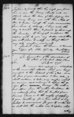 Ltrs from George Washington > Vol 2: Transcripts 1776 (Vol 2)