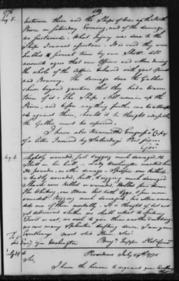 Thumbnail for Ltrs from George Washington > Vol 2: Transcripts 1776 (Vol 2)