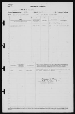 Thumbnail for Report of Changes > 17-Apr-1939