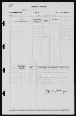 Report of Changes > 29-Jul-1939