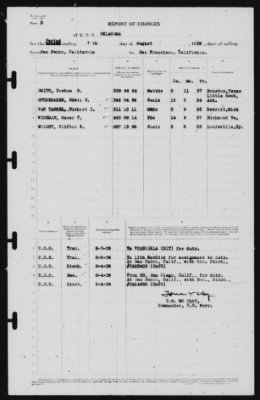 Report of Changes > 7-Aug-1939