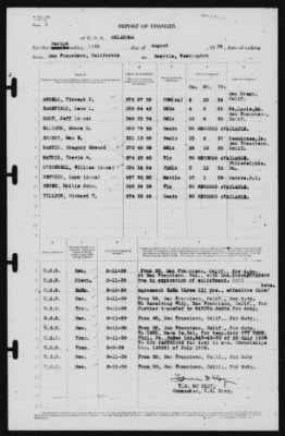 Report of Changes > 11-Aug-1939