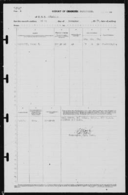 Thumbnail for Report of Changes > 30-Nov-1939