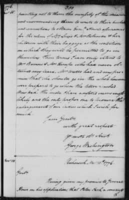 Thumbnail for Ltrs from George Washington > Vol 2: Transcripts 1776 (Vol 2)