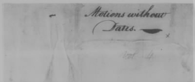 Motions Made in Congress, 1777-88 > Undated Motions 1778-82 (Vol 4)