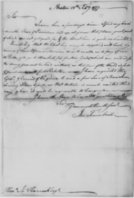 Thumbnail for Misc Ltrs to Congress 1775-89 > T (Vol 22)