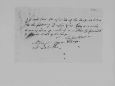 Thumbnail for Motions Made in Congress, 1777-88 > Undated Motions 1778-82 (Vol 4)