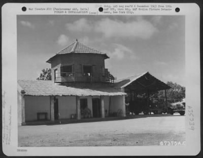 Thumbnail for Consolidated > Control Tower Of The 7Th Bomb Group Stationed At Pandaveswar Army Air Base, India.  1943.