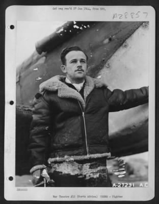 Consolidated > 2nd Lt. Henry A. Roche, Hibbing, Minnesota, fighter pilot, 12th AF. North Africa.