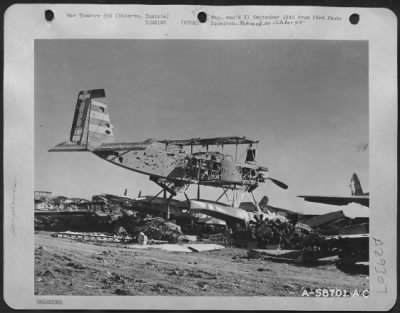 Consolidated > Wrecked seaplanes at Bizerte, Tunisia. 17 November 1943.