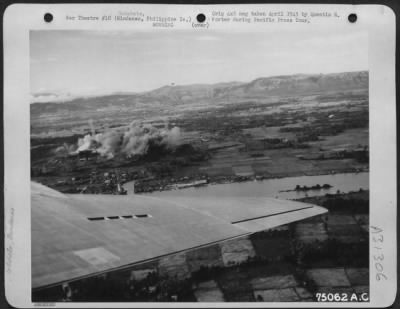 Consolidated > Bombing of Cotabato on Mindanao, Philippine Islands. 17 April 1945.