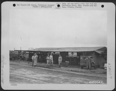 Thumbnail for Consolidated > Exterior view of "Club 22," the American Red Cross canteen at the 22nd Replacement Depot, Manila, Luzon, Philippine Islands. 20 August 1945.