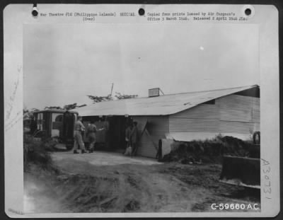 Consolidated > Nichols Field, Philippine Islands. Air Evacuation Holding Station. 30 June 1945.
