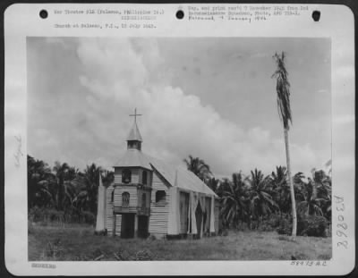 Consolidated > Church at Palawan, P.I., 15 July 1945.
