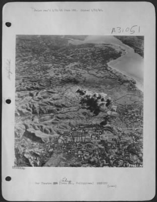 Consolidated > Bombing of LaHug airdrome, Cebu Island, Philippines.