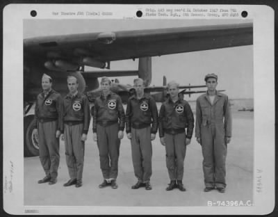 Thumbnail for Consolidated > Crew Members Of The 491St Bomb Squadron By Their North American B-25 At An Air Base In Malir, India. 25 January 1943. [Photograph Is Of 490Th Bs]