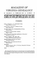 Virginia Genealogical Society Quarterly  Volume XXIII  Num1 Cover.jpg