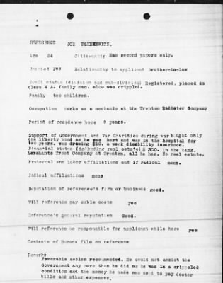 Bureau Section Files, 1909-21 > Michael Kostyrka (#40-6181)