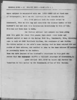 Bureau Section Files, 1909-21 > MICHAEL KECK (#31-2403-1)