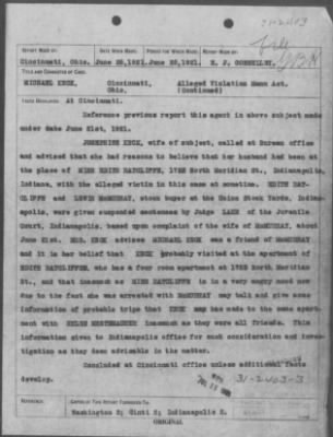 Bureau Section Files, 1909-21 > MICHAEL KECK (#31-2403-3)