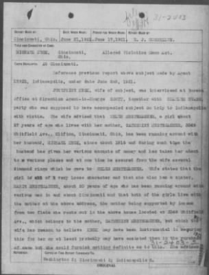 Bureau Section Files, 1909-21 > MICHAEL KECK (#31-2403-2)